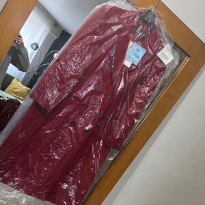 J. Crew Scarlet Double-Breasted Coat